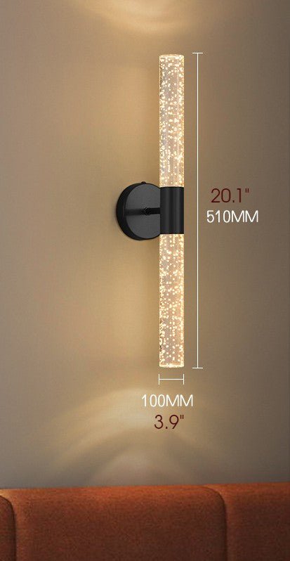 Modern Golden Wall Lamp in Minimalistic Style for Bedroom, Corridor