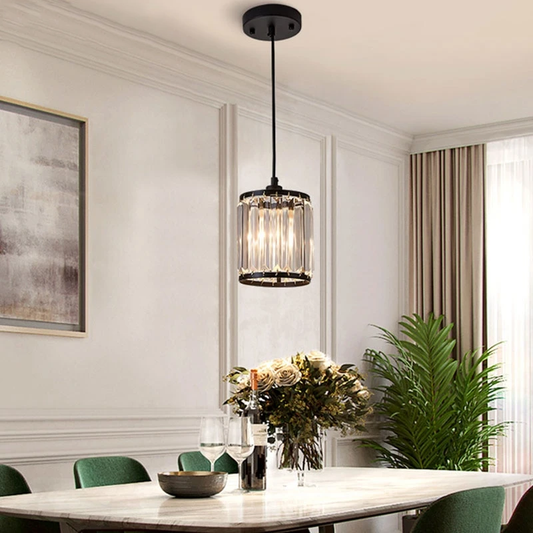 Zan Sparkling Crystal Suspension Lamp