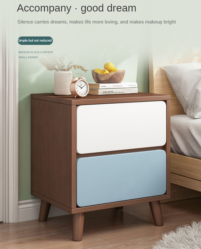 Nordic Wooden Bedside Table