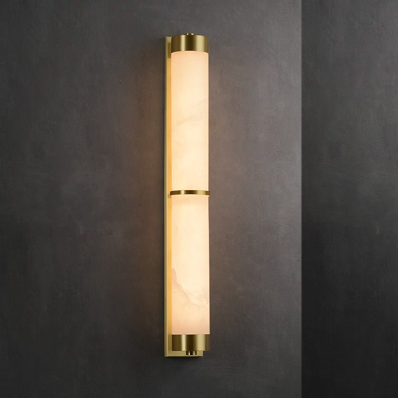 Modern Marble Wall Lamp in Chinese Style for Bedroom, Living Room