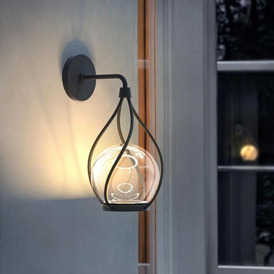 Modern Outdoor LED Waterproof Wall Sconce for Courtyard, Porch