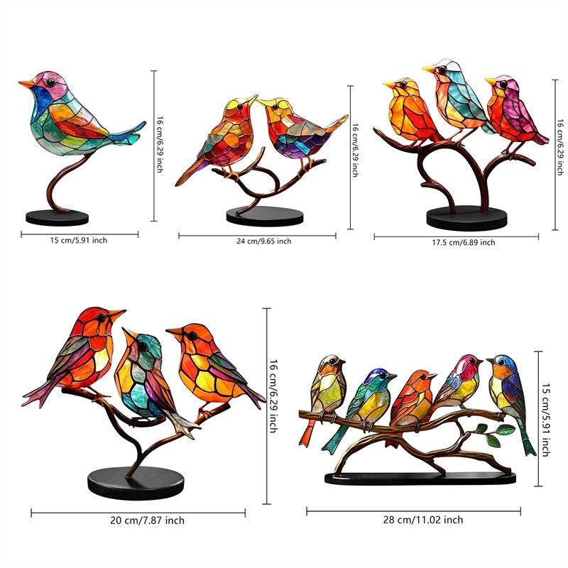 Birds On Branch Ornament