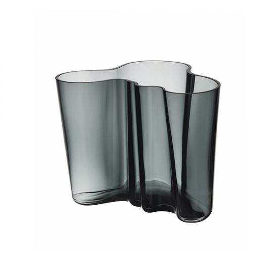 Abstract Scandinavian Crystal Vase - Abstract Waves