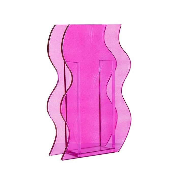 Vivid Acrylic Vase Decor Piece