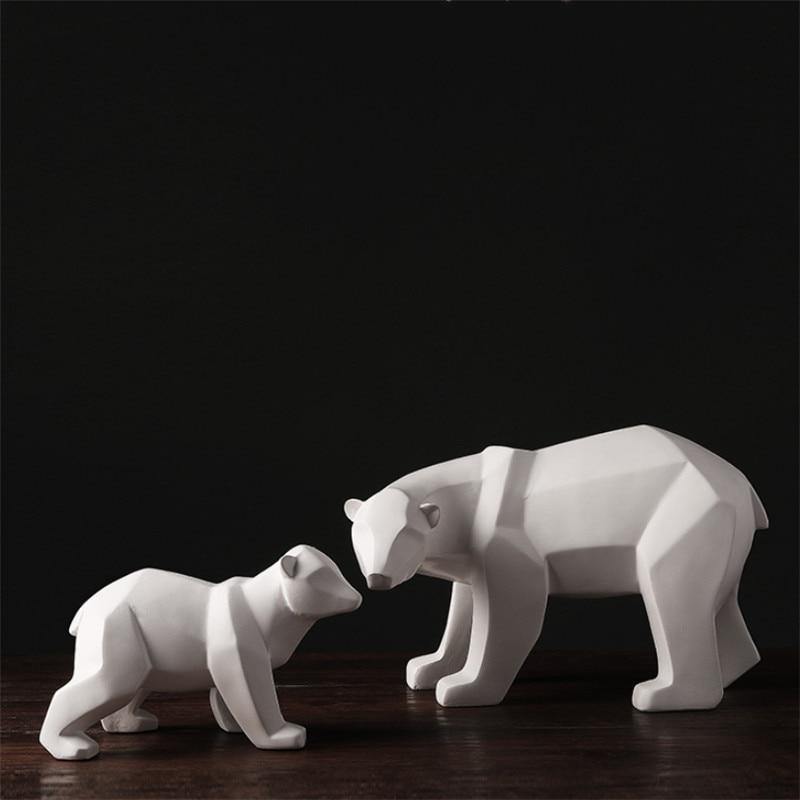 Polar Bear Figurines - Nordic Side - bear, figurines, polar