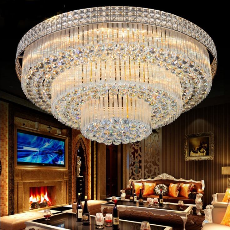 Multi Tier Contemporary Crystal Chandelier