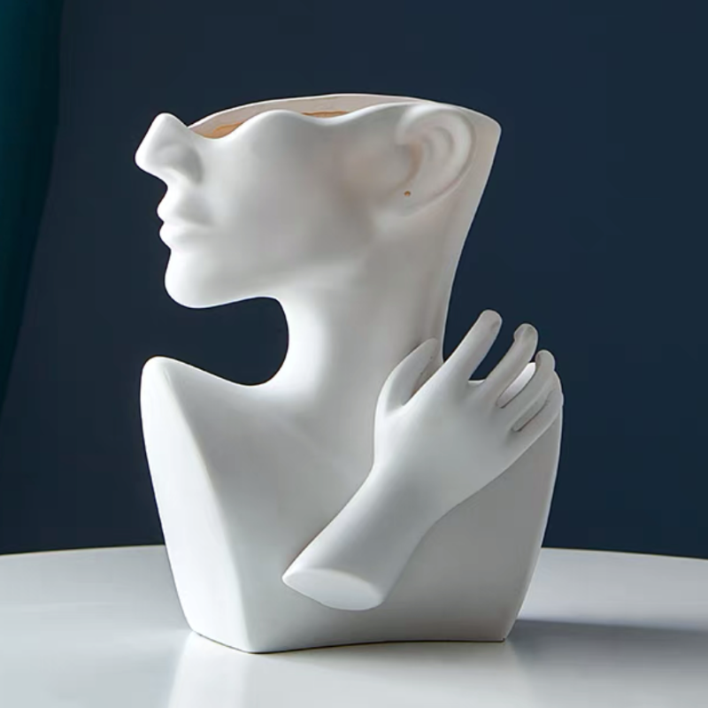 Lady Feminine Face Vase