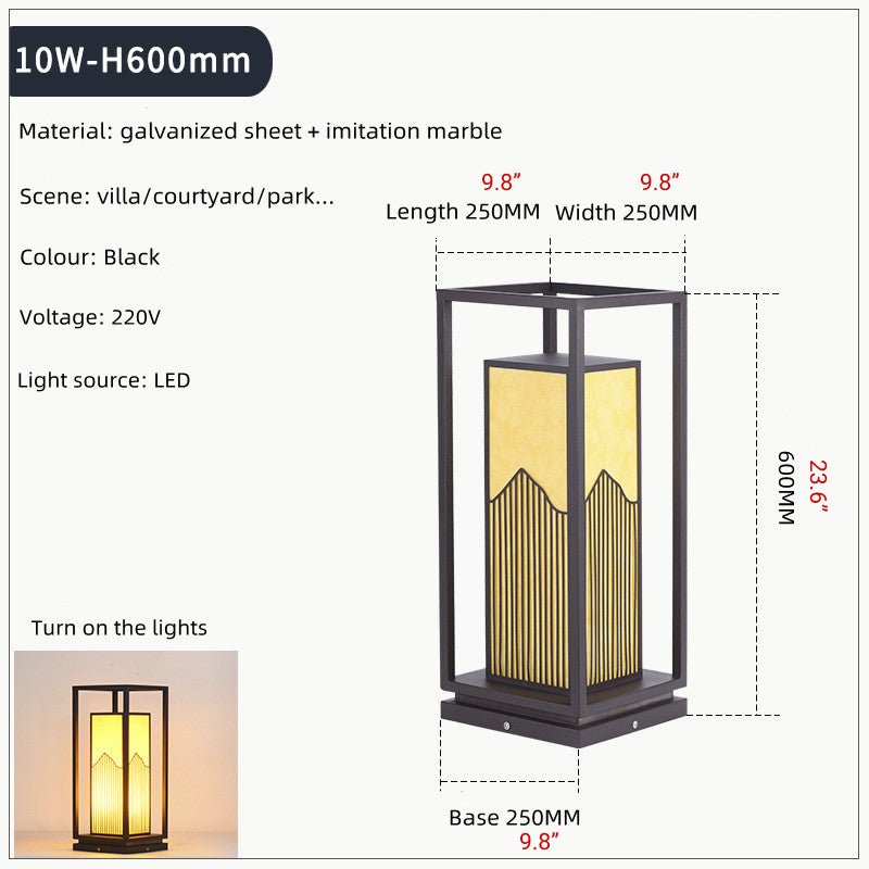 Modern Outdoor Waterproof Lawn Light Made in Chinese Style