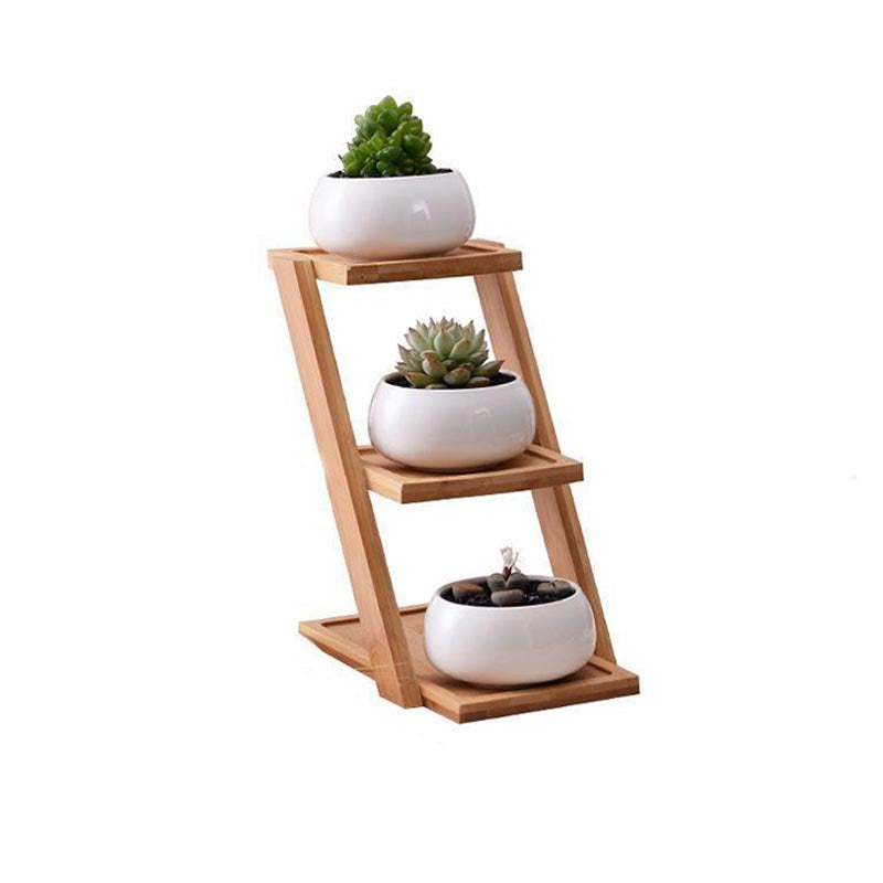 Bamboo Stand Planter Pots