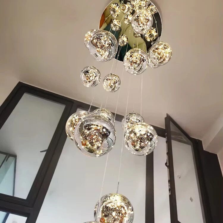 Bella Glass Ball Chandelier Pendant