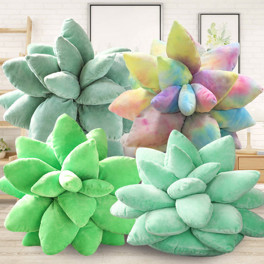 Succulent Plant Throw Pillow