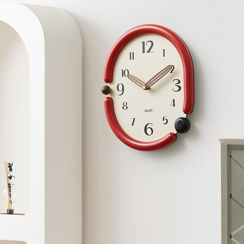 Time in a Twist Wall Clock