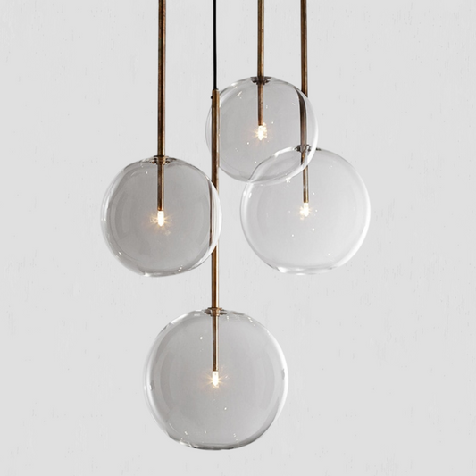 Minimalist Modern Glass Globe Pendant Lights