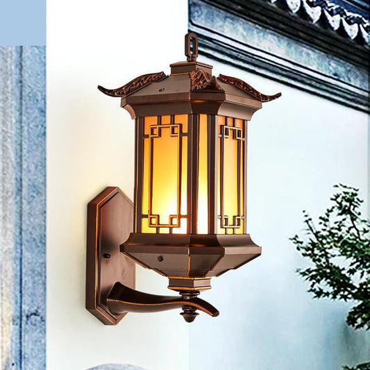 Vintage Outdoor Waterproof Wall Sconce in an Industrial Style for Porch