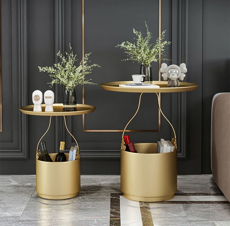 Modern Iron Flower Stand Table