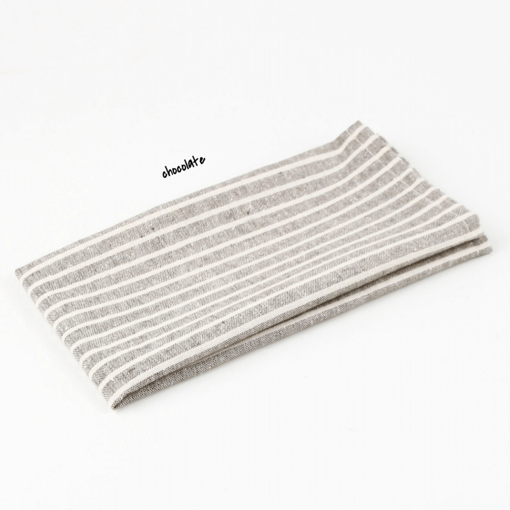 30x40cm Striped Cotton Linen Tablemat - Nordic Side - 