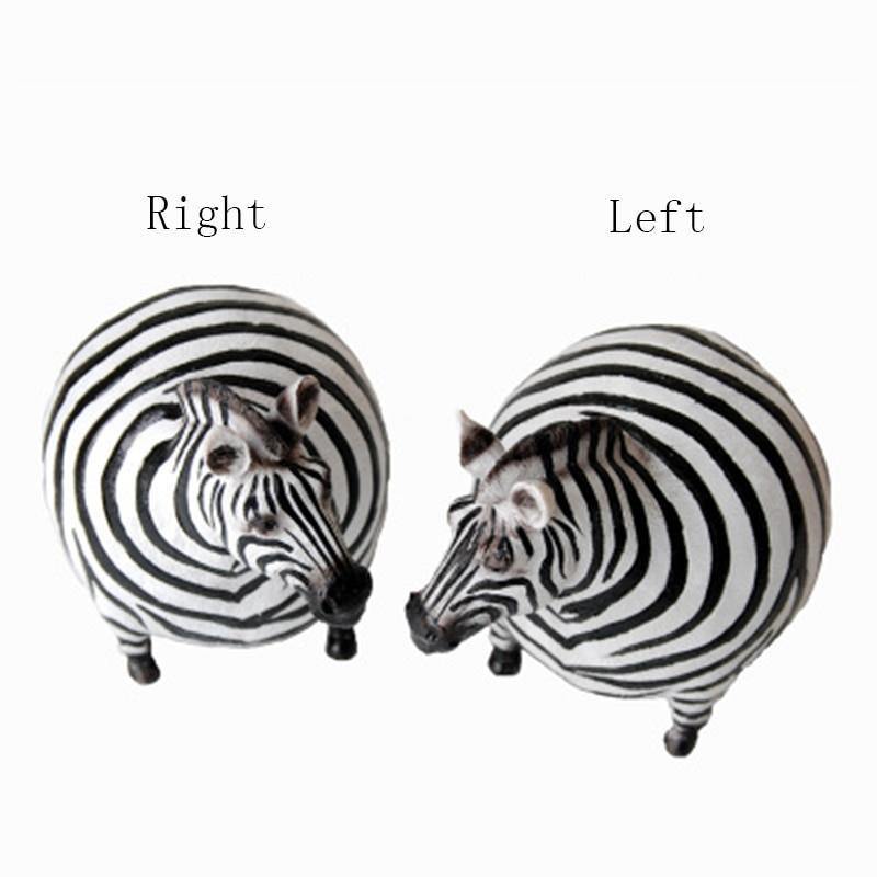 Chubby Zebra Figurine - Nordic Side - zebra