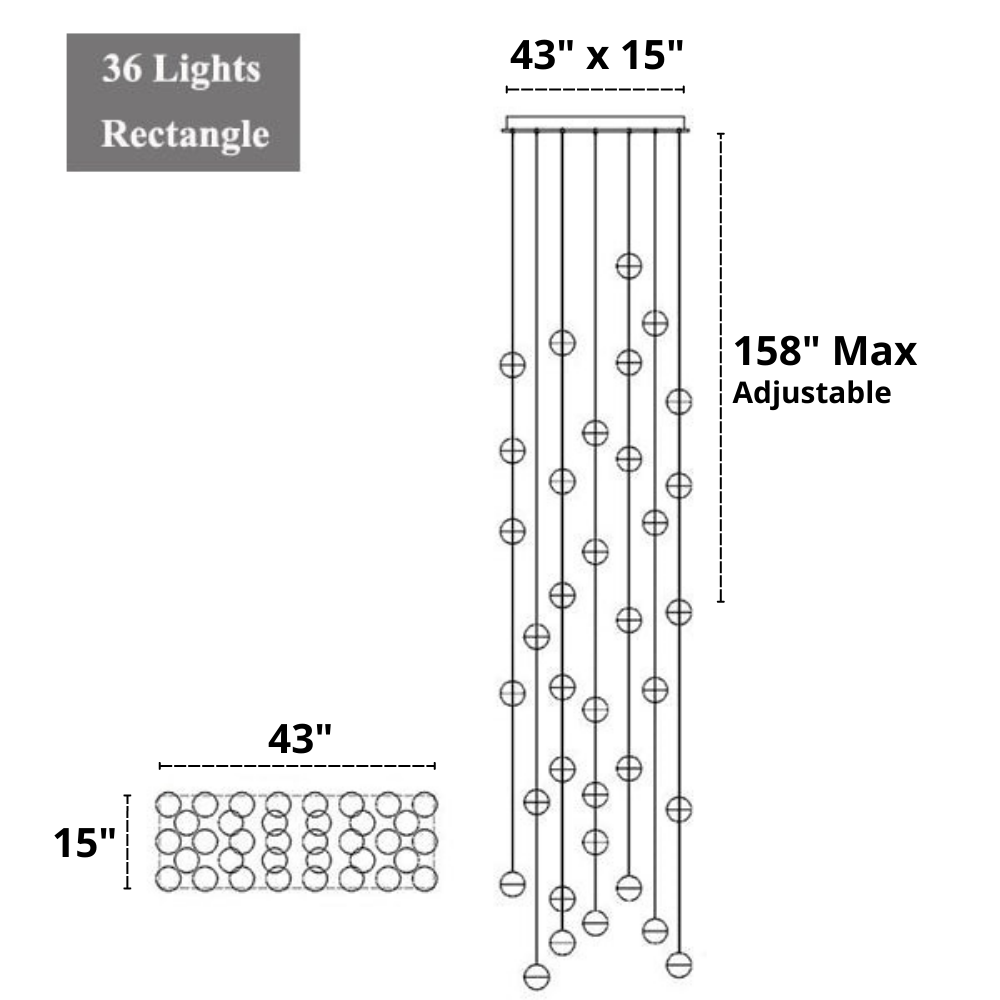 Tarus - Modern Multi-Bulb Chandelier