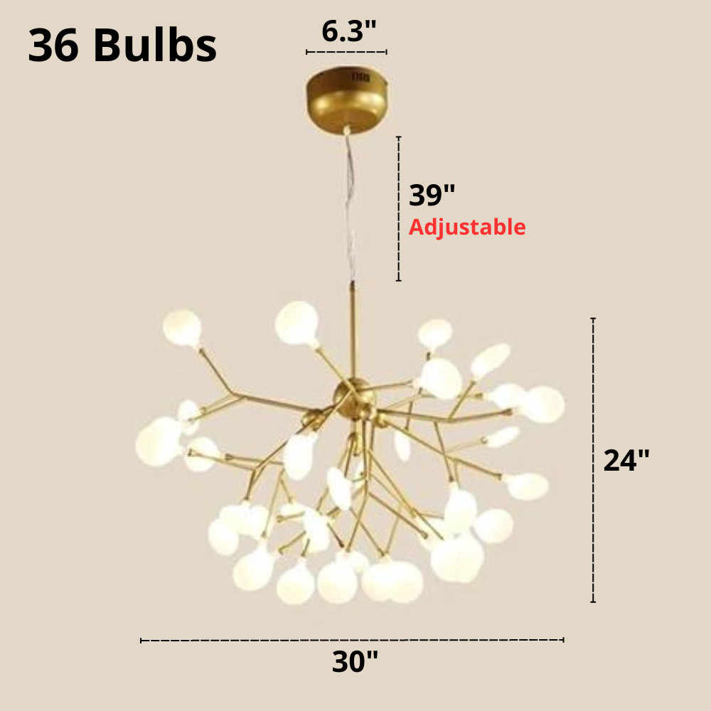 Terra - Modern Multi-Bulb Chandelier