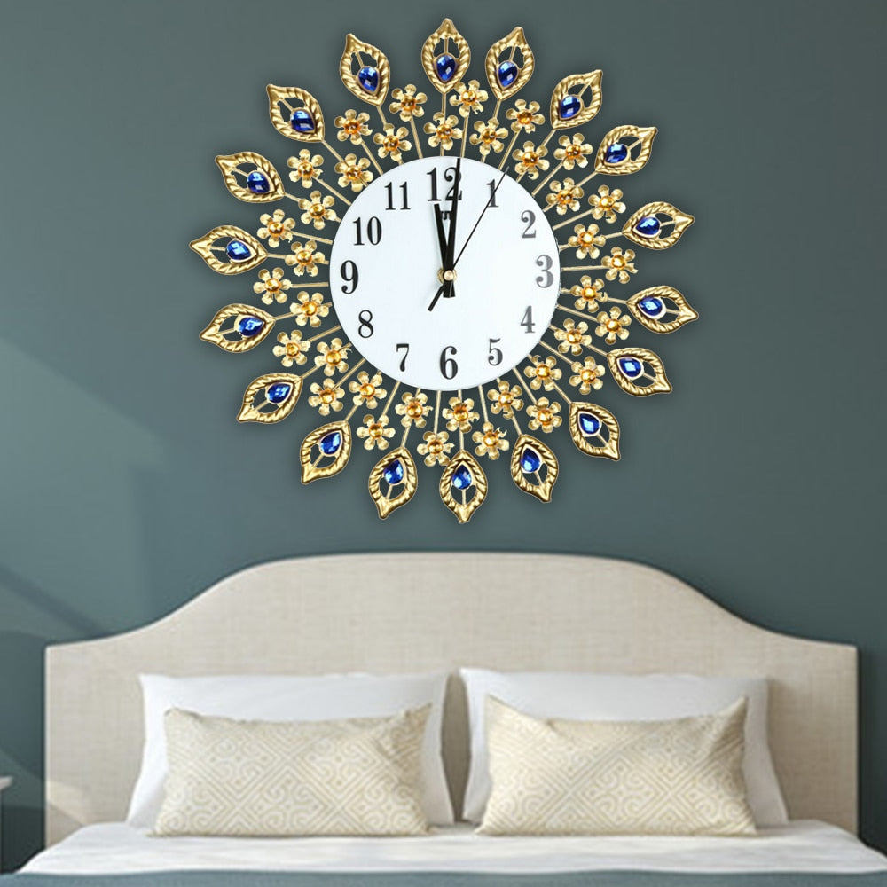 Unique Peacock Wall Clock