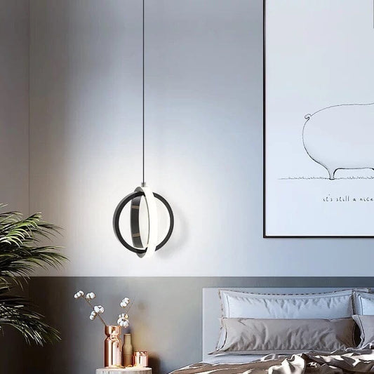 Mini Black Circle Pendant Lamp