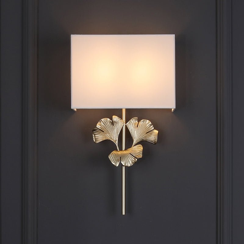 Modern Wall Lamp in the Shape of the Ginkgo Leaf, Living Room, Bedroom