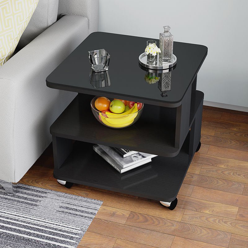 Modern Simplicity Coffee Table Made of Solid Wood with Multifunctional Storage