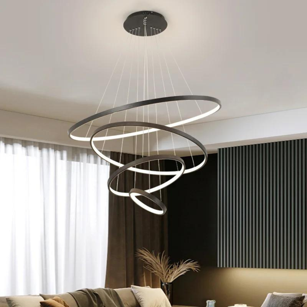 Modern LED Ring Chandelier