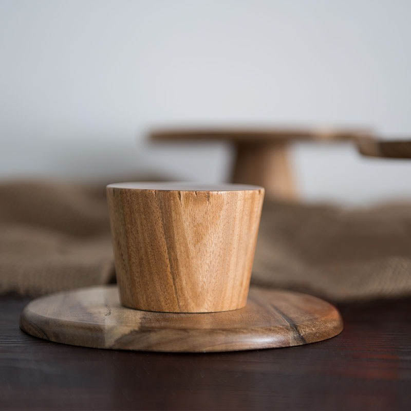 Vintage Wooden Dessert Stand