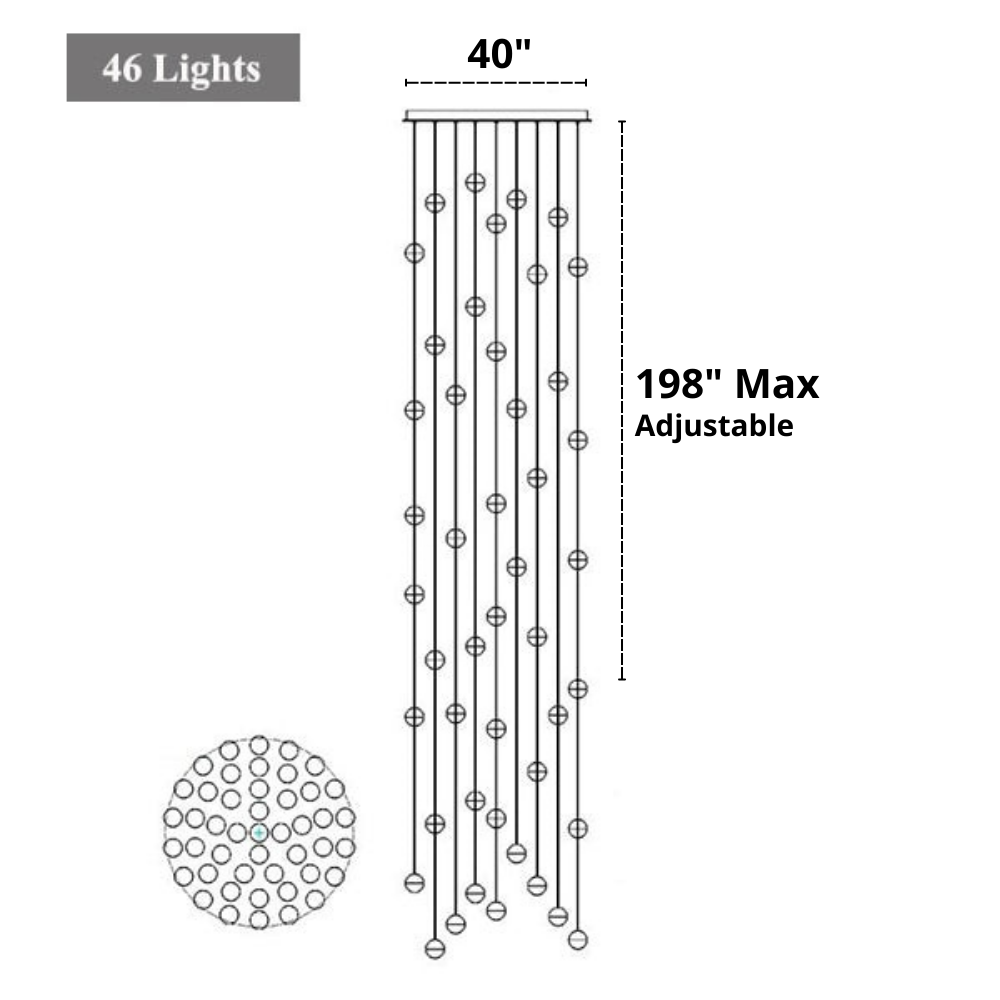 Tarus - Modern Multi-Bulb Chandelier