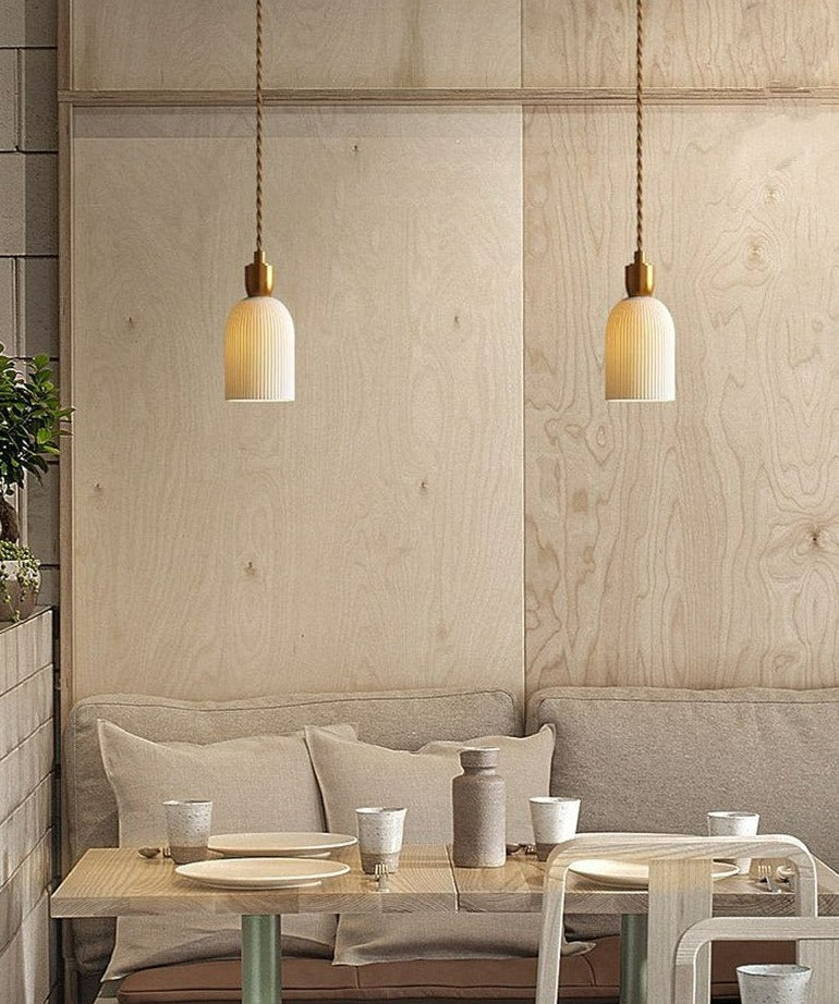 Modern White Ceramic Pendant Lights