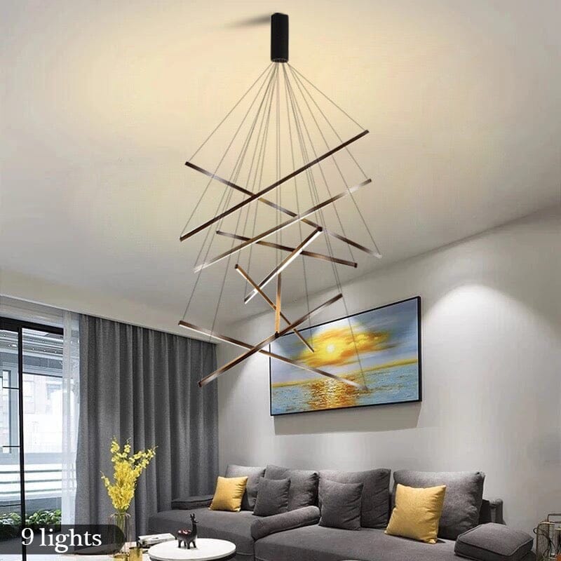 Modern Duplex Chandelier Lighting Fixture