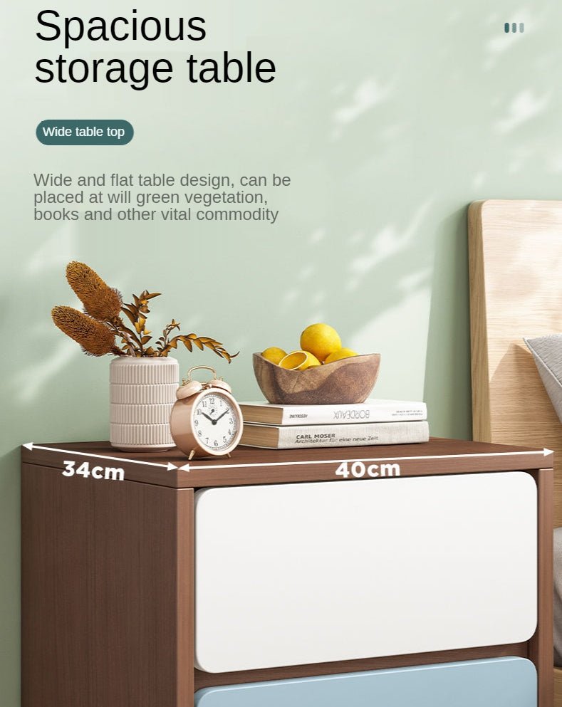 Nordic Wooden Bedside Table