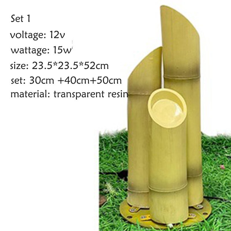 Waterproof Outdoor Bamboo Shape Garden Lamp