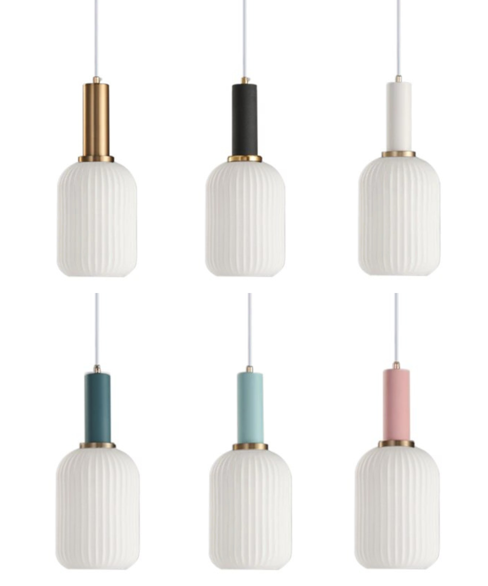 Walden - Vintage Textured Glass Pendant Lights