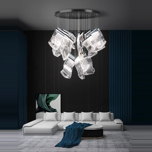 Black Luxury modern led light chandelier- 18 Lights