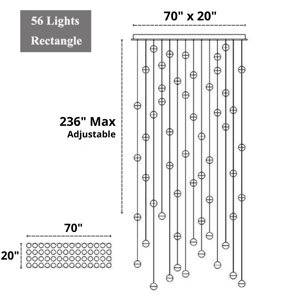 Tarus - Modern Multi-Bulb Chandelier