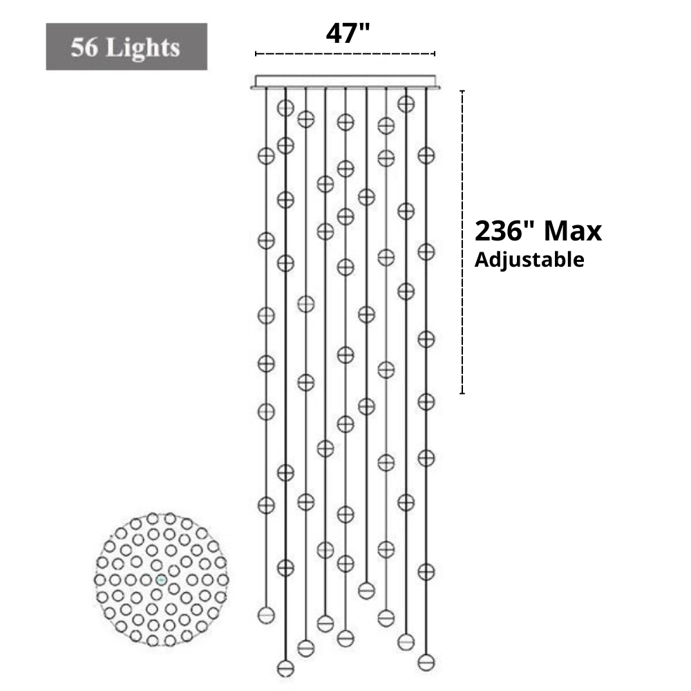 Tarus - Modern Multi-Bulb Chandelier