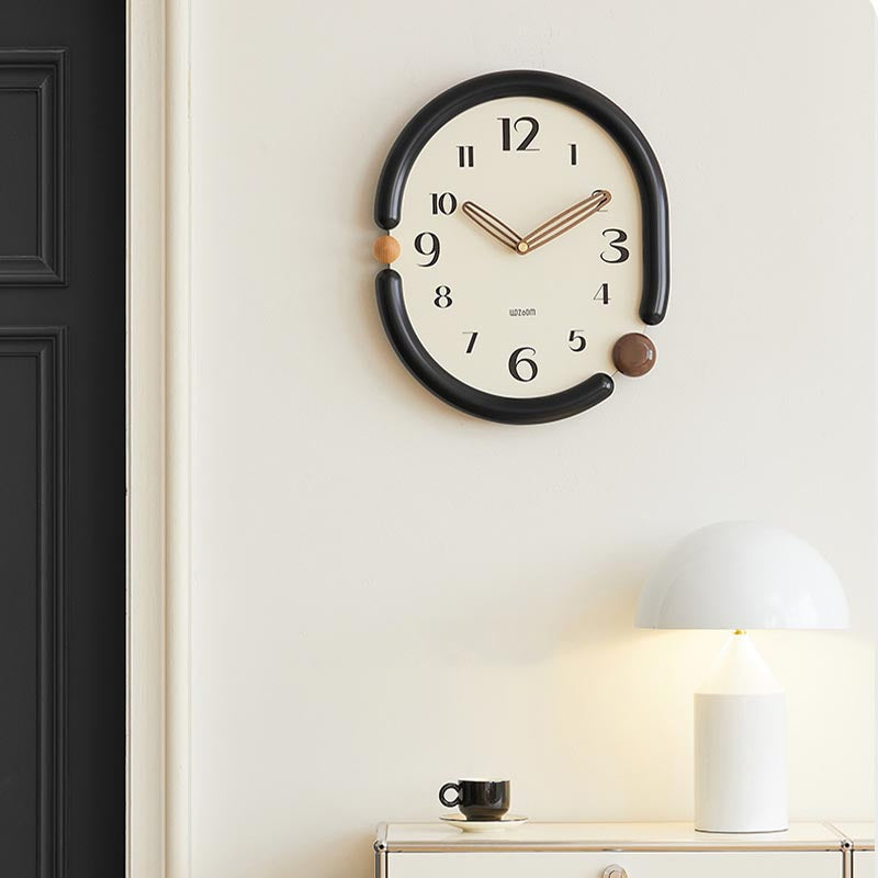 Time in a Twist Wall Clock