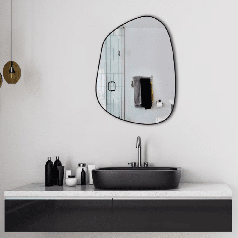 Asymmetrical Wall Mirror