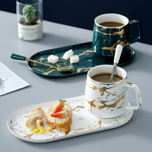 Belford Marble Mug Set