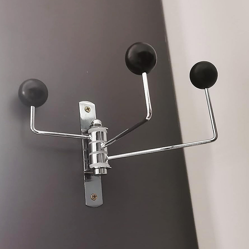 Triple ball wall hooks