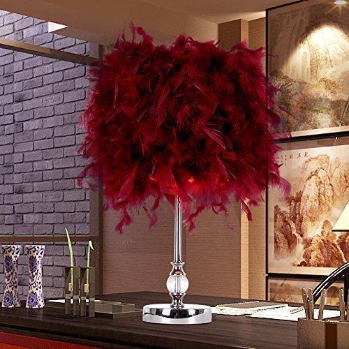 Luxury Feather Crystal Lamp - Nordic Side - 