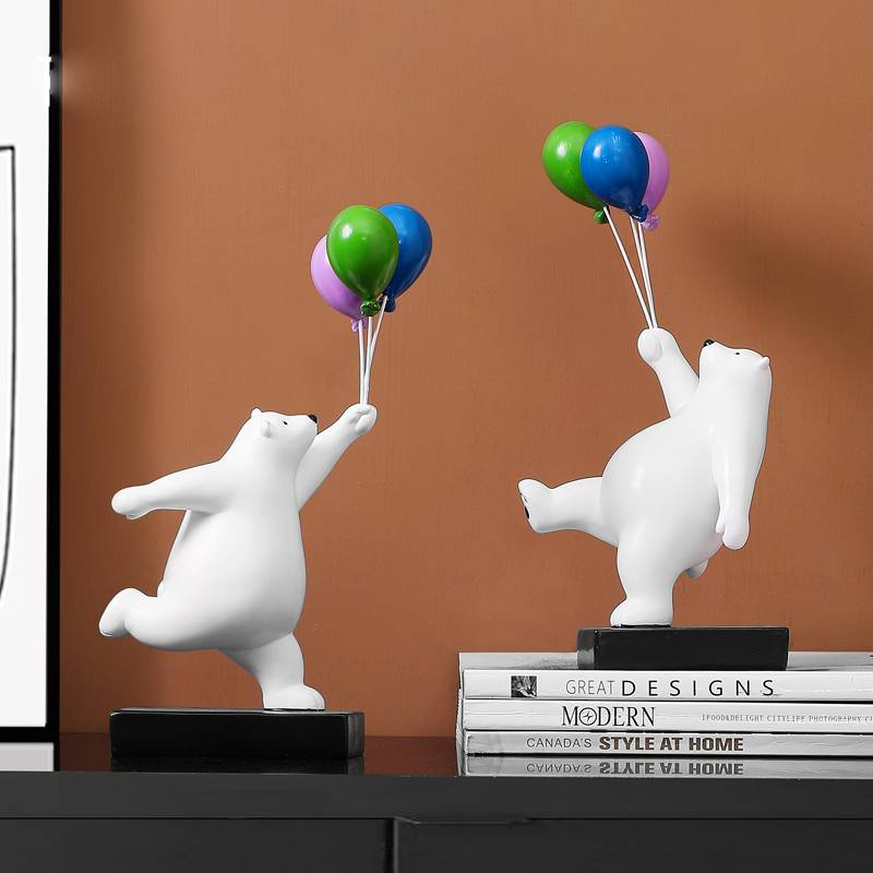 Balloon Bear Figurine