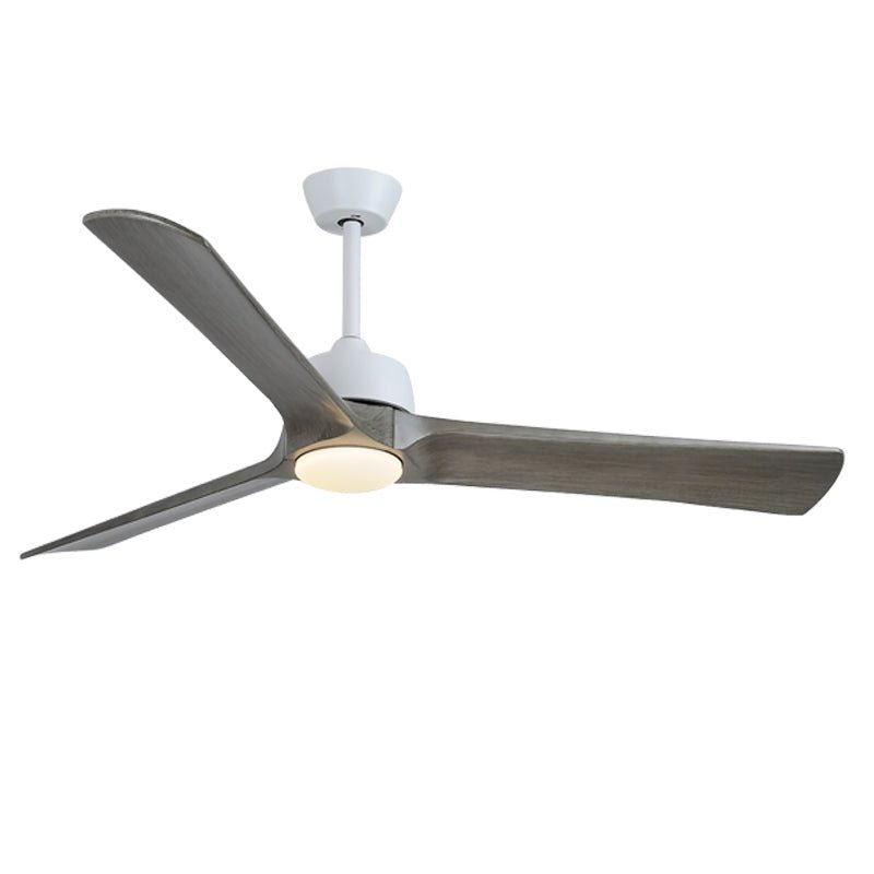 Modern Led Ceiling Fan with Remote Control made of Solid Wood