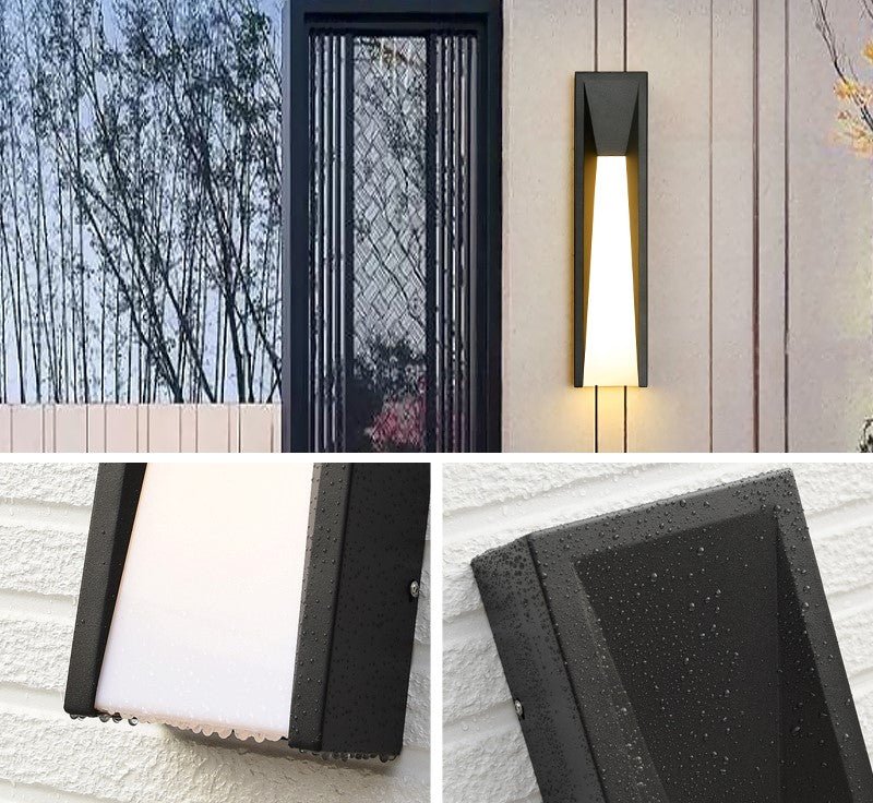 Modern Outdoor LED Waterproof Wall Lamp for Courtyard, Balcony