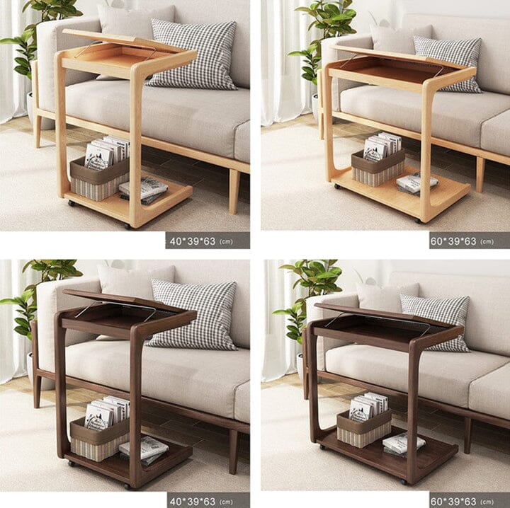 NYRA Wooden Flip End Table