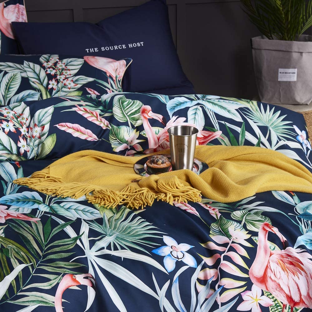 Flamingo Luxury Egyptian Cotton Duvet Set