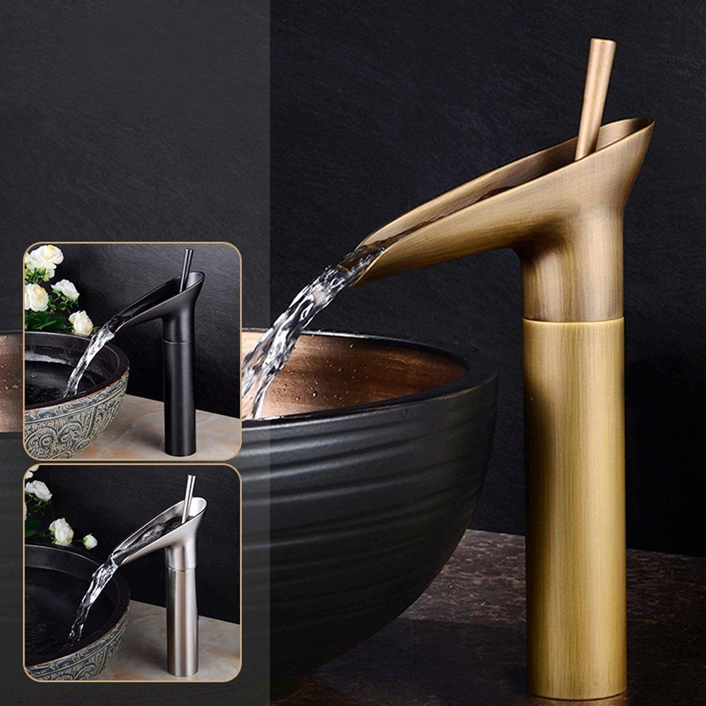 Luxury Oriental Waterfall Faucet - Nordic Side - 12-12, bathroom, bathroom-collection, bathroom-faucet, fab-faucets, faucet, feed-cl0-over-80-dollars, kitchen, kitchen-faucet, luxury, modern,