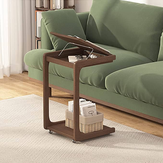 NYRA Wooden Flip End Table